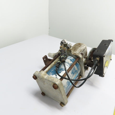 Jamesbury ST-200B Pneumatic Actuator 150 PSI Max W/ PMV P-1500 Valve Positioner