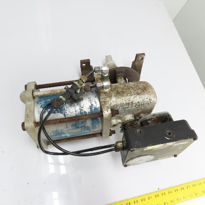 Jamesbury ST-200B Pneumatic Actuator 150 PSI Max W/ PMV P-1500 Valve Positioner