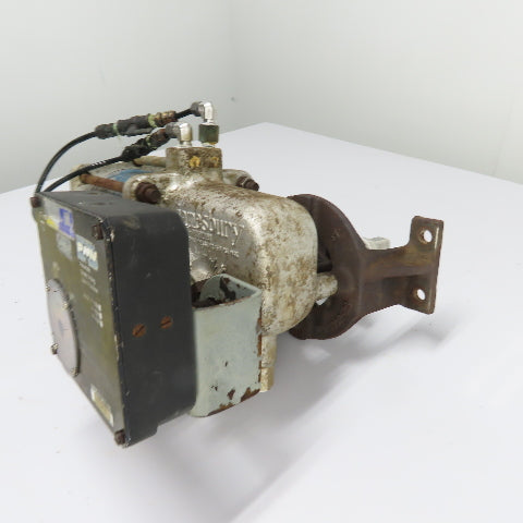 Jamesbury ST-200B Pneumatic Actuator 150 PSI Max W/ PMV P-1500 Valve Positioner