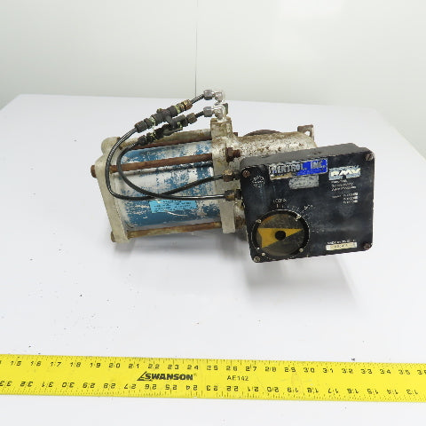 Jamesbury ST-200B Pneumatic Actuator 150 PSI Max W/ PMV P-1500 Valve Positioner