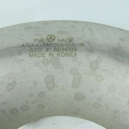 4" Sch 10S A/SA403WP304/304L-W Stainless Steel Butt Weld Elbow 90°