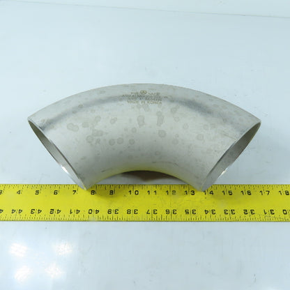 4" Sch 10S A/SA403WP304/304L-W Stainless Steel Butt Weld Elbow 90°