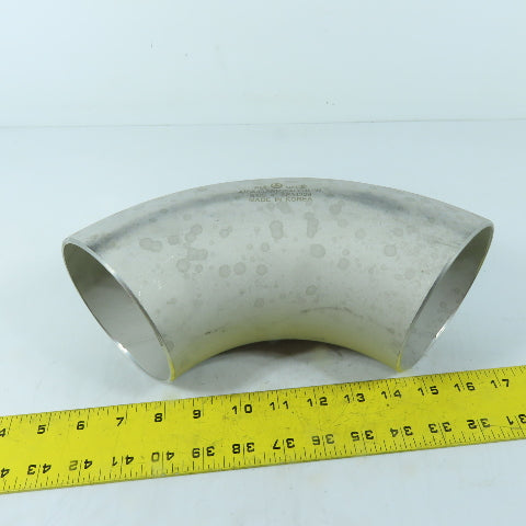 4" Sch 10S A/SA403WP304/304L-W Stainless Steel Butt Weld Elbow 90°