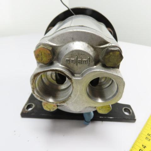 Salami Hydraulic Gear Pump W/ MA-7A-C 108 12V Ogura Electric Clutch