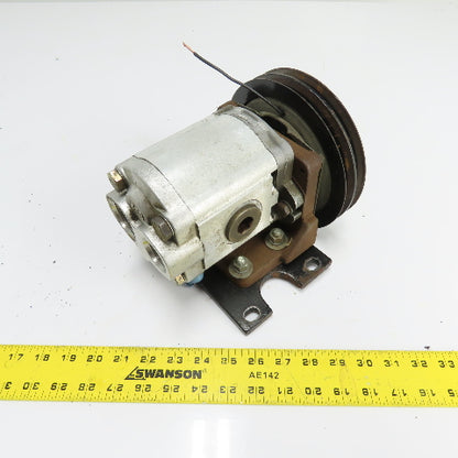 Salami Hydraulic Gear Pump W/ MA-7A-C 108 12V Ogura Electric Clutch