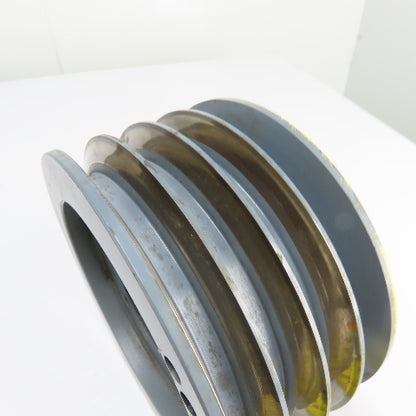 4-Groove Cast Iron V-Belt Sheave 1-5/8" Bore 8-7/8" OD x 4-3/8" Wide