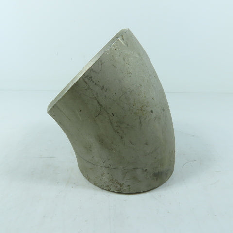 3" Sch 40S Thick Wall Stainless Steel Butt Weld Elbow 45°