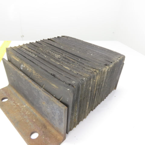 12" x 12" x 6" Laminated Rubber Loading Dock Bumpers