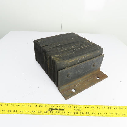 12" x 12" x 6" Laminated Rubber Loading Dock Bumpers