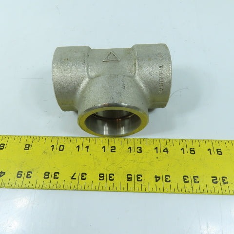 1-1/2" 3M A/SA182F304/F304L Stainless Steel Socket Weld TEE