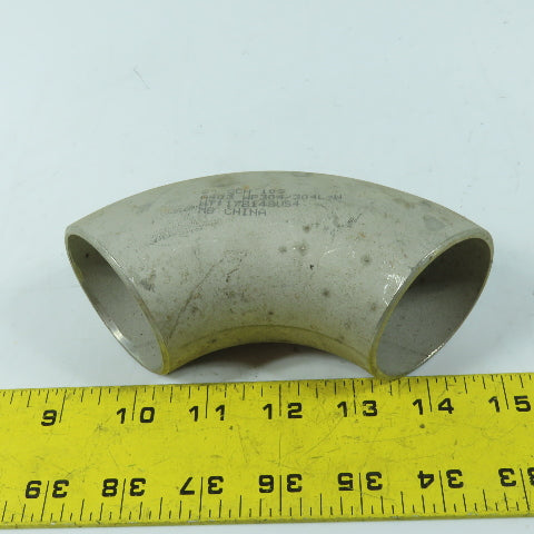 2" Sch 10S Stainless Steel Butt Weld Elbow 90°