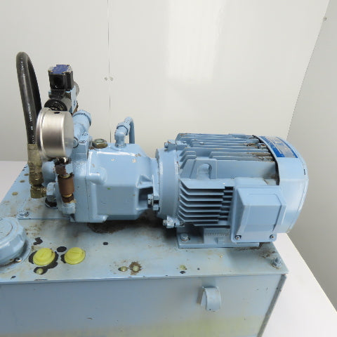 Yuken YA16-B-4-1.5-41 40L Hydraulic Power Unit 1.5kW 480V 3Ph W/ AR16-FR01B Pump