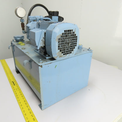 Yuken YA16-B-4-1.5-41 40L Hydraulic Power Unit 1.5kW 480V 3Ph W/ AR16-FR01B Pump