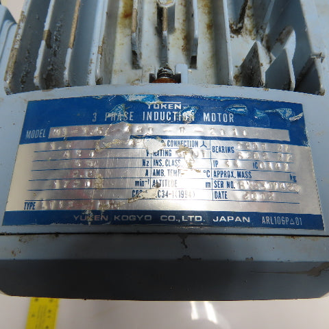 Yuken YA16-B-4-1.5-41 40L Hydraulic Power Unit 1.5kW 480V 3Ph W/ AR16-FR01B Pump