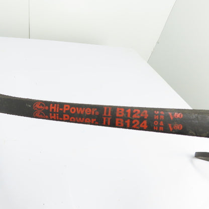 Gates B124 Hi-Power II V-Belt 21/32" x 127"