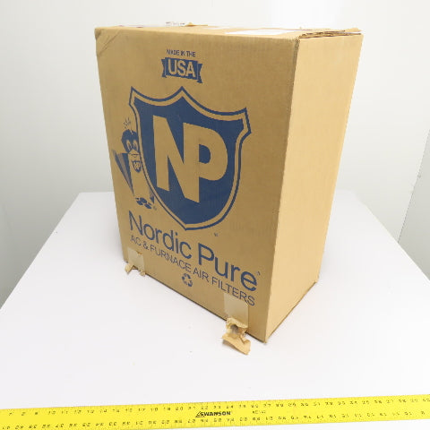 Nordic Pure 16x25x5 AC & Furnace Air Filters MERV 8 Pleated Lot Of 2