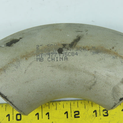 2" Sch 40S Stainless Steel Butt Weld Elbow 90°