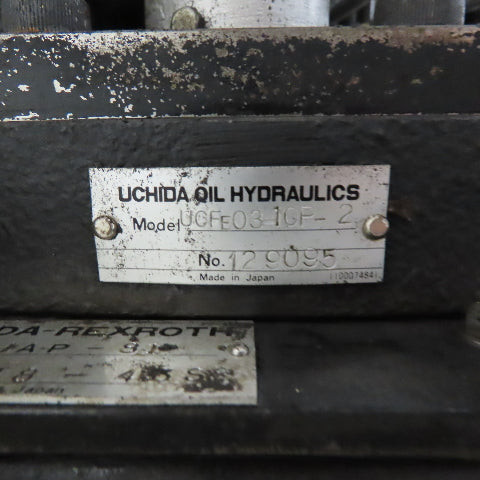 Uchida Rexroth 18 Gallon Hydraulic Power Unit 230-480V 50/60Hz 2.2kW