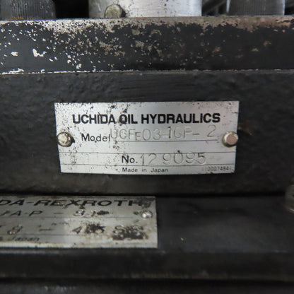 Uchida Rexroth 18 Gallon Hydraulic Power Unit 230-480V 50/60Hz 2.2kW