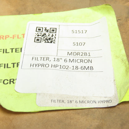 Hy-Pro HP102-18-6MB 18" 6 Micron Hydraulic Filter Element