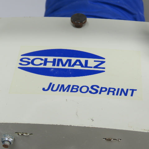 Schmalz JumboSprint Vacuum Tube Lifter System 65kg (143lb) Capacity 3.8kW 3Ph