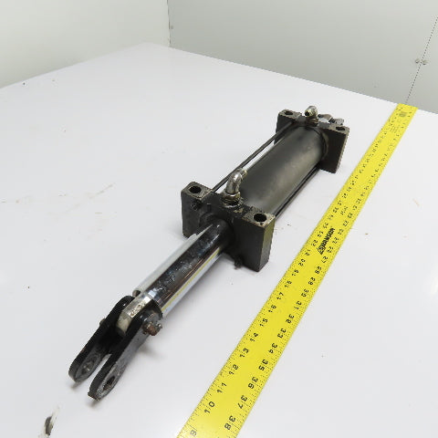 Weber-Hydraulik 93444-10010 Hydraulic Cylinder Double End 8" Stroke