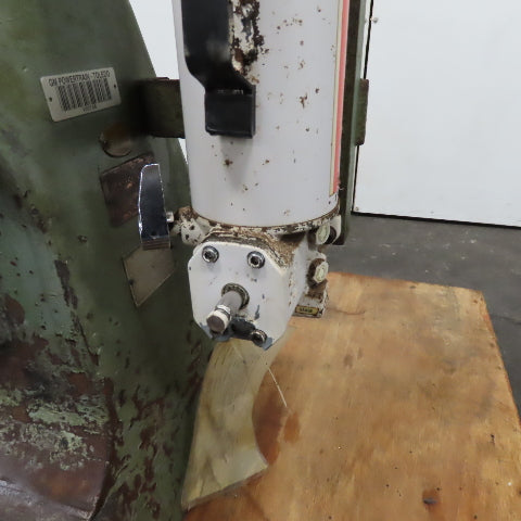 25 Ton Manual Hydraulic Press 6" Throat Vintage C-Frame Motch & Merryweather