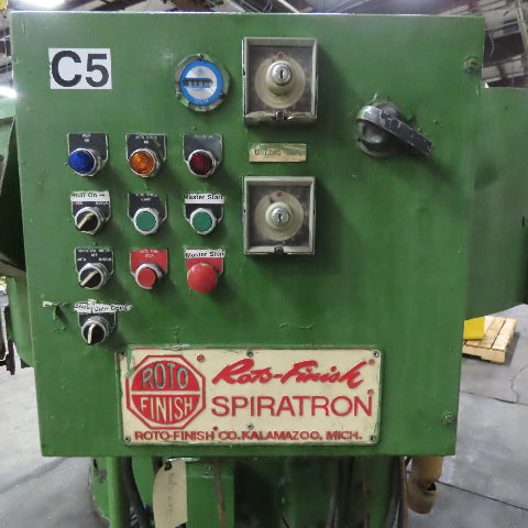Roto-Finish Spiratron 76" Wide x 24" Deep Vibratory Finishing Bowl 208-460V 10Hp