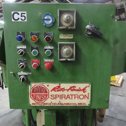 Roto-Finish Spiratron 76" Wide x 24" Deep Vibratory Finishing Bowl 208-460V 10Hp