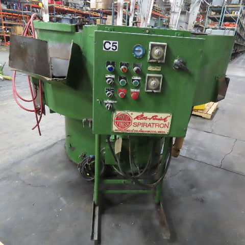 Roto-Finish Spiratron 76" Wide x 24" Deep Vibratory Finishing Bowl 208-460V 10Hp