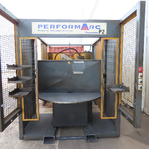 Panasonic VR-005CII 6 Axis Robotic Performarc Welding Cell 480V 60" Turntable
