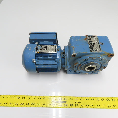 SEW-Eurodrive SA62DT71D4/2 Hollow Shaft Gear Motor 0.5HP 460V 3Ph 128.44:1 Ratio