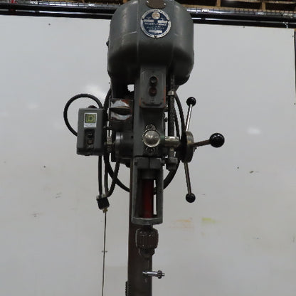 Walker Turner 1100 Variable Speed 20" Vertical Drill Press 208-230/480V 3Ph 1Hp