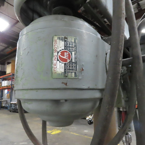 Walker Turner 1100 Variable Speed 20" Vertical Drill Press 208-230/480V 3Ph 1Hp