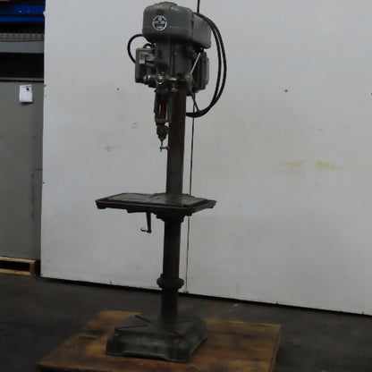 Walker Turner 1100 Variable Speed 20" Vertical Drill Press 208-230/480V 3Ph 1Hp