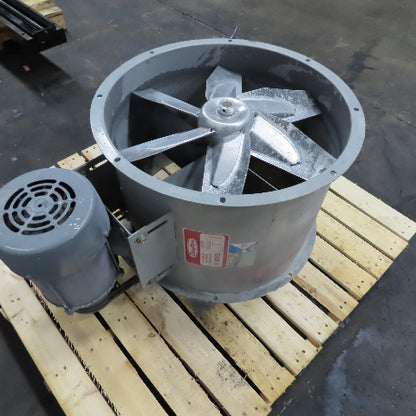 Dayton 3C411 24" Belt Driven Tubeaxial Fan 3Hp 208-230/460V