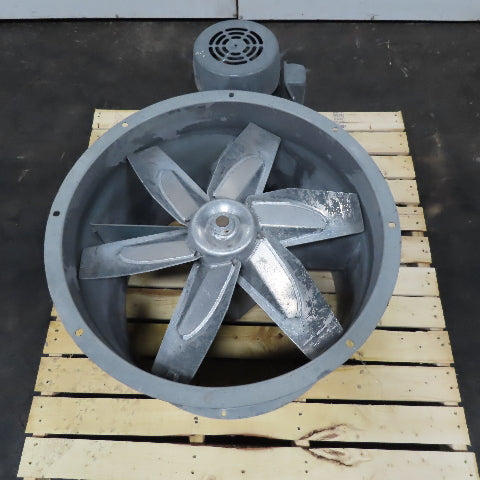 Dayton 3C411 24" Belt Driven Tubeaxial Fan 3Hp 208-230/460V