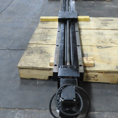 Setco 2Y 60" Travel Lead Screw Single Axis Slide Plate 90/130VDC 5.5:1 Ratio