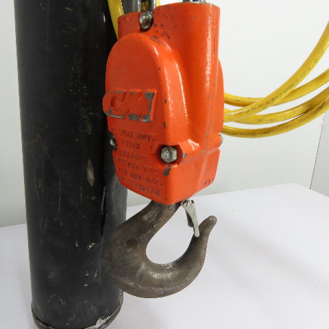 CM Lodestar Model R 2 Ton 4000LB Electric Chain Hoist 8FPM 3Ph 230/460V 20' Lift