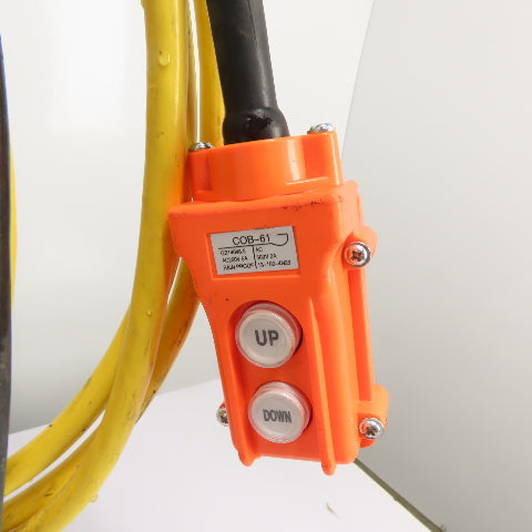 CM Lodestar Model R 2 Ton 4000LB Electric Chain Hoist 8FPM 3Ph 230/460V 20' Lift