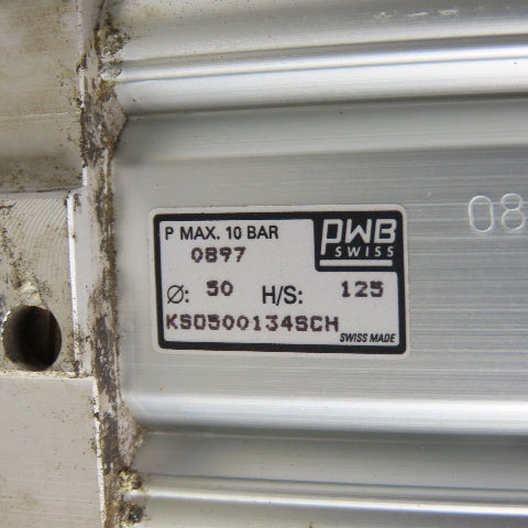 PWB Swiss KS0500134SCH Pneumatic Cylinder Vacuum Suction Lifter 125mm Stroke