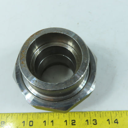 1-1/2" 3M Stainless Steel Socket Weld Union A/SA182