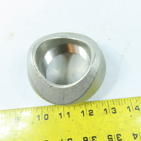 36- 2-1/2" x 2" 3M Stainless Steel Thredolet Threaded Adaptor