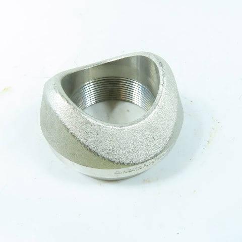 36- 2-1/2" x 2" 3M Stainless Steel Thredolet Threaded Adaptor