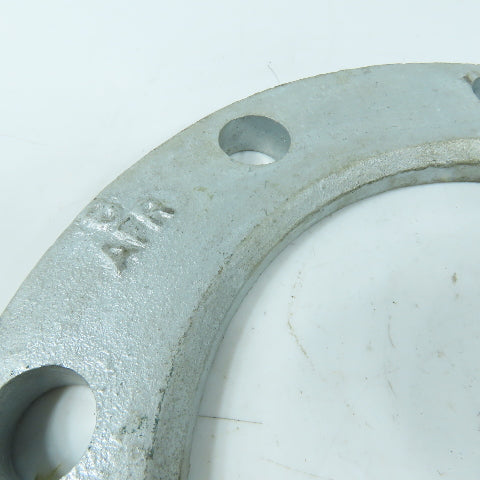 6" Galvanized Steel Butt Weld Flange 8 Bolt Mount PIP ASTM A-536
