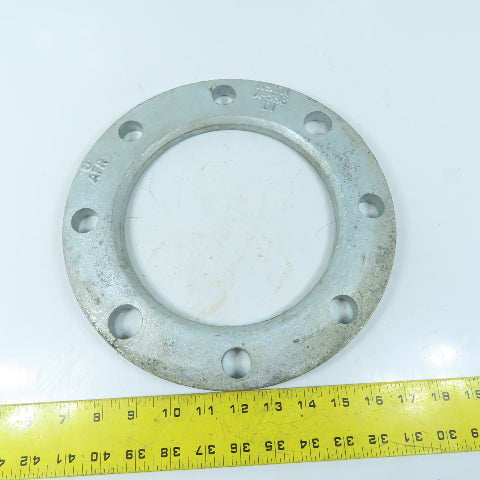 6" Galvanized Steel Butt Weld Flange 8 Bolt Mount PIP ASTM A-536