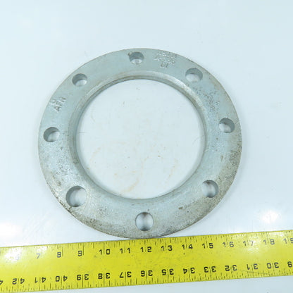 6" Galvanized Steel Butt Weld Flange 8 Bolt Mount PIP ASTM A-536