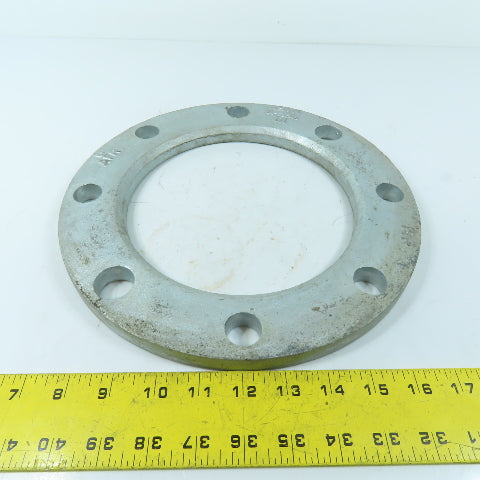6" Galvanized Steel Butt Weld Flange 8 Bolt Mount PIP ASTM A-536