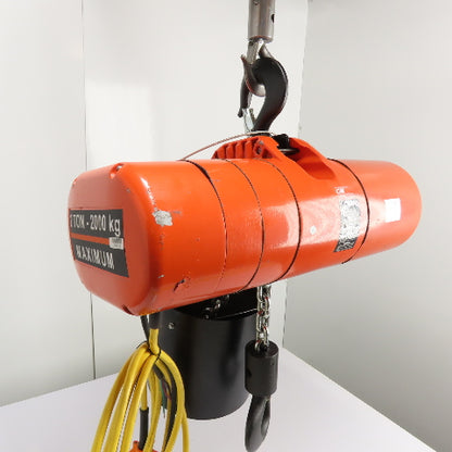 CM Lodestar Model RRS 2Ton 4000LB Electric Chain Hoist 20'Lift 16FPM 230/460 3Ph