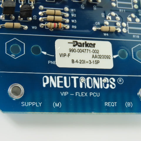 Parker Pneutronics 990-004771-002 VIP-F Flex PCU Pressure Control Unit Board